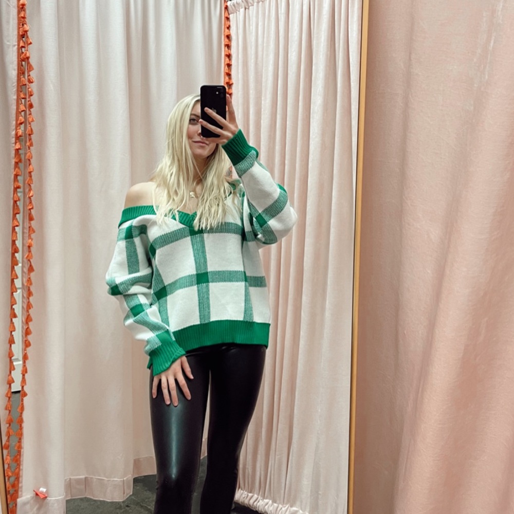 Striped Green Sweater